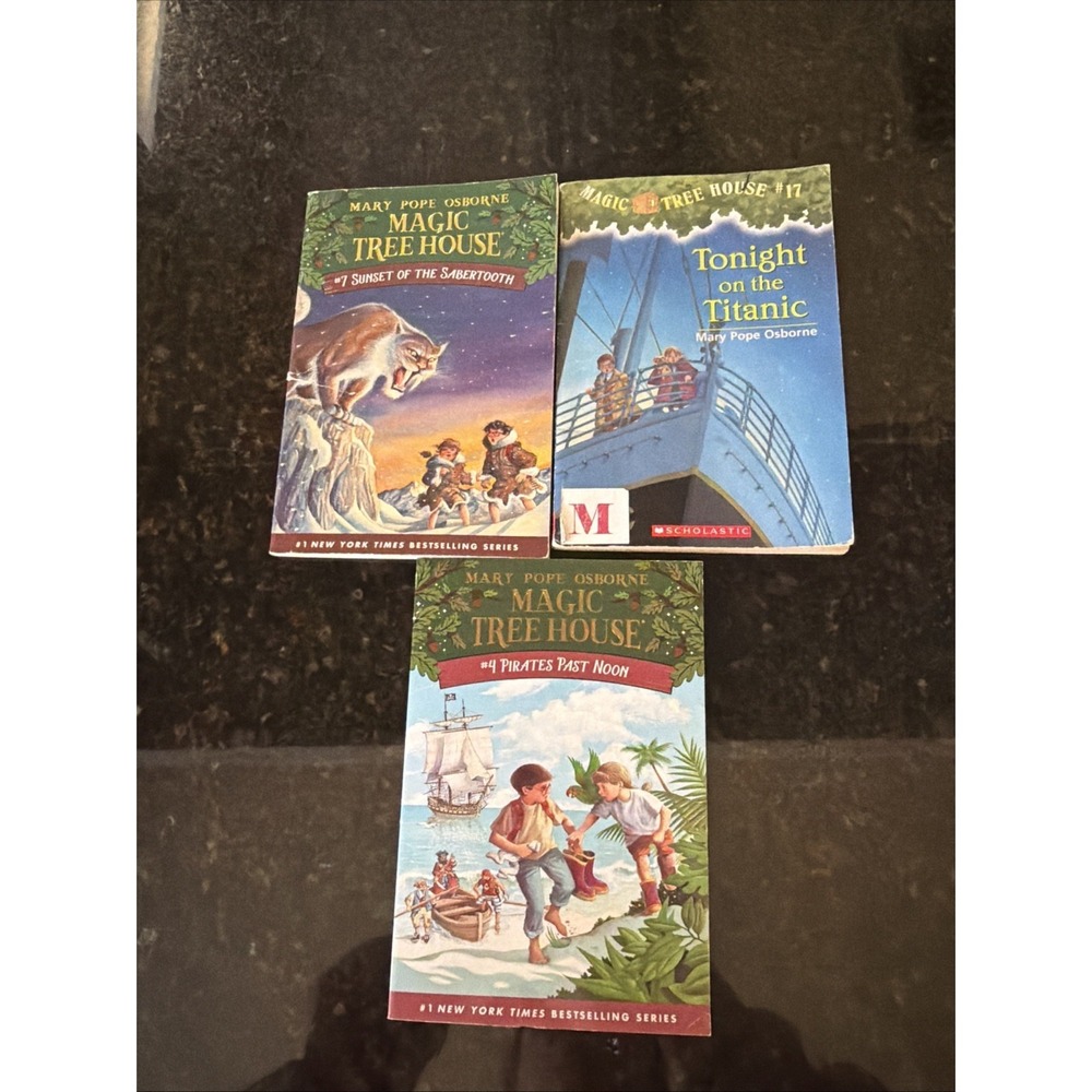 Magic Tree House Book Lot Of‎ 3 Mary Pope Osborne #4 #7 #17 Classroom Library